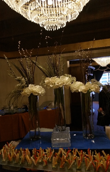 Wedding Center Pieces Flowers Glass Vases 01